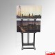 [HIRE] Upright Easel 180cm - Large H-frame for Multiple Pictures