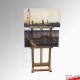 [HIRE] Upright Easel 180cm - Large H-frame for Multiple Pictures