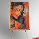 Chrome Greco Easel 160cm - Metal Art Tripod Stand