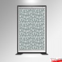 Fabric Hanging Display Stand - Freestanding Frame & Aluminium Material Hangers