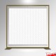 Fabric Hanging Display Stand - Freestanding Frame & Aluminium Material Hangers