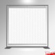 Fabric Hanging Display Stand - Freestanding Frame & Aluminium Material Hangers