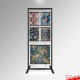 Fabric Samples Display Rack - Freestanding Frame, Material Hangers & Cables