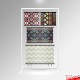 Fabric Samples Display Rack - Freestanding Frame, Material Hangers & Cables