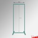 Fabric Samples Display Rack - Freestanding Frame, Material Hangers & Cables