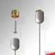 Ceiling Cable Panel Clamp Kit - Hang Signage Panels & Advertising Boards From Ceilings, Acrylic & Glass Compatible
