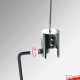 Ceiling Cable Panel Clamp Kit - Hang Signage Panels & Advertising Boards From Ceilings, Acrylic & Glass Compatible