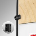 Coloured Rod Panel Support / Clamp (Vertical)