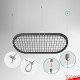 Ceiling Oval Mesh Hanging Kit (3 Sizes) - Stadium Shaped Grid Panel & Suspension Cables Set, Various Colours!