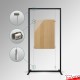 Suspended Board Display Stand - Freestanding Frame & Cables Only - No Panel Included