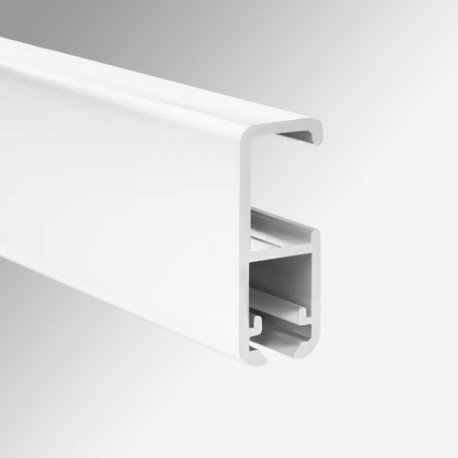 Clip Rail Heavy Duty, White