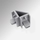 Minirail Corner-Connector, Silver