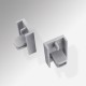 MInirail End Piece, Silver