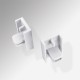 MInirail End Piece, White