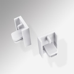 MInirail End Piece, White