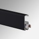Clip Rail Lighting Track, Black