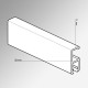 Lighting rail profile