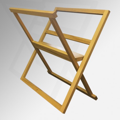 Wooden A0 Print Browser - Large Print Rack, Natural Finish