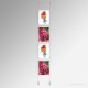 A3 Ready-Made Cable Display Kits (Ceiling-to-Floor) - Acrylic Pockets & All Fittings Set, Complete System