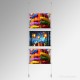 A2 Ready-Made Cable Display Kits (Ceiling-to-Floor) - Acrylic Pockets & All Fittings Set, Complete System