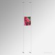 A4 Ready-Made Cable Display Kits (Wall-to-Wall) - Acrylic Pockets & All Wall Fittings Set, Complete System