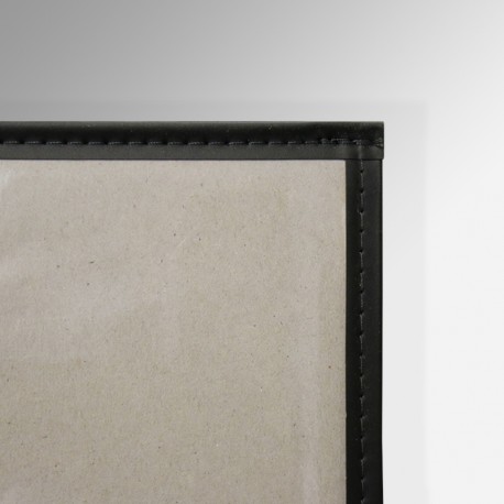 Traditional Print Sleeves, stitched binding & grey card panel