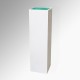 Display Plinth, White Monolith (Wood)