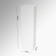 Display Plinth, White Monolith (Wood)