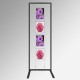 Display Panel Stand A4, Black (x4)