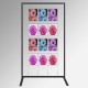 Display Panel Stand A4, Black (x12)