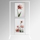 Display Panel Stand A1, White (x2)