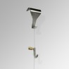 Moulding Hook Kit, Nickel Molding Hooks for Picture Rail