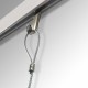 Clip Rail Hanger (Picture Hook), with Cable & Loop