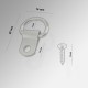 D-Ring 'Single' + Screw, Dimensions