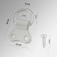 D-Ring 'Double' + Screw, Dimensions
