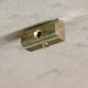 Curtain Rail Kits, Brass Ceiling Mount
