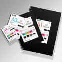 'Jet' Artwork Display Portfolio Sleeves (5 Pack)