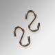 Brass Picture Chain Kit (Gold), 2x Brass Chain Hooks
