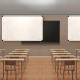 'Sliding' Whiteboard Rail (Ceiling System)
