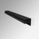 'Anthracite' Colored Glass Shelf (Inc. Bracket)