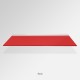 'Red' Colored Glass Shelf (Inc. Bracket)