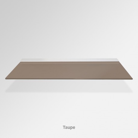 'Taupe' Colored Glass Shelf (Inc. Bracket)