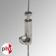 Adjustable Captain Hook Security 30Kg, for Steel Cable