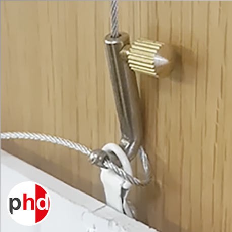 Adjustable Smart Mini Security Hook 7kg, for Perlon & Cable