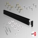 Clip Rail 3m 'All-in-one' Gallery System Kit, Black Finish