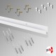 J Rail 3m 'All-in-one' Gallery System Kit, White Finish