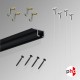 U Rail 2m 'All-in-one" Gallery System Kit, Black