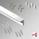 C Rail 2m 'All-in-one" Gallery System Kit, White