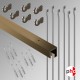 P Rail 3m 'All-in-one' Hanging Rod 40kg Kit, White Finish