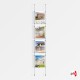 4x A4 Ceiling / Floor Rod Display Set (Portrait)